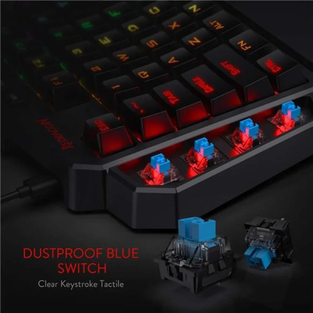 K585 DITI One-Handed RGB Mechanical Gaming Keyboard, 42 Keys Type-C Professional